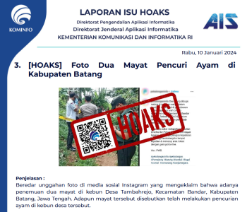 Isu Hoaks 10 Januari 2024