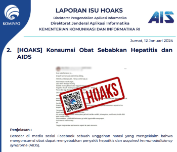 Isu Hoaks 12 Januari 2024