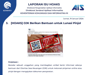 Isu Hoaks 19 Januari 2024