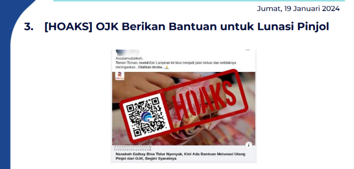 Isu Hoaks 19 Januari 2024