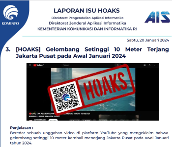 Isu Hoaks 20 Januari 2024