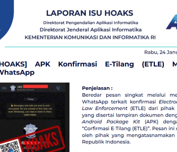 Isu Hoaks 24 Januari 2024