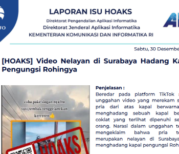 Isu Hoaks 30 Desember 2023