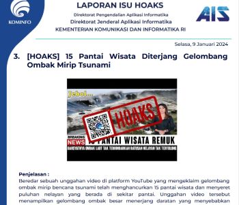 Isu Hoaks 9 Januari 2024