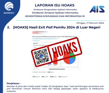 Isu Hoaks 11 Februari 2024