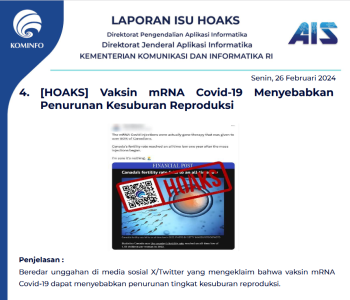 Isu Hoaks 26 Februari 2024