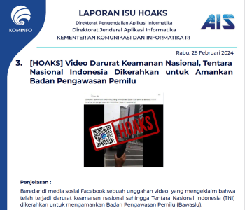 Isu Hoaks 28 Februari 2024