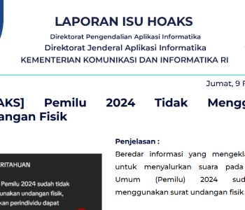 Isu Hoaks 9 Februari 2024