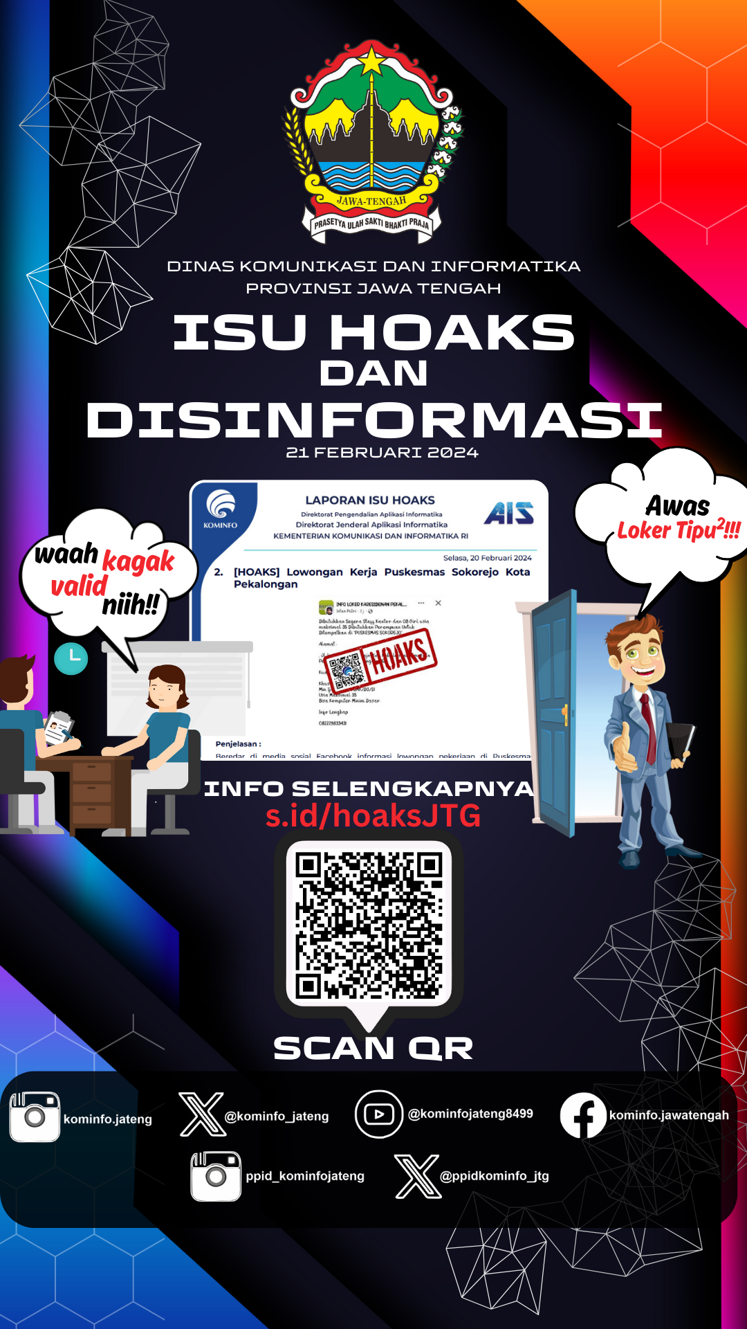 Isu Hoaks & Disinformasi 20 Feb 2024