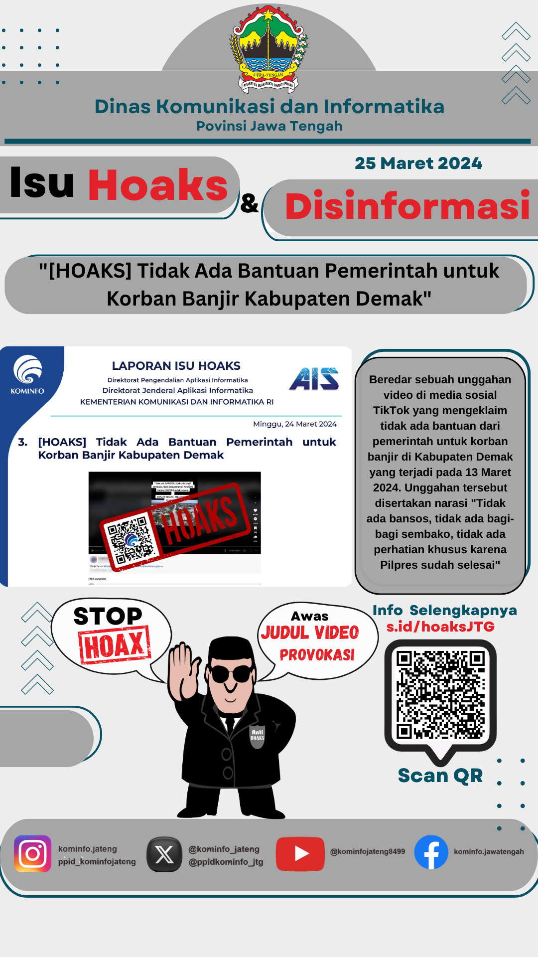 Hoaks 24 Maret 2024 Grafis