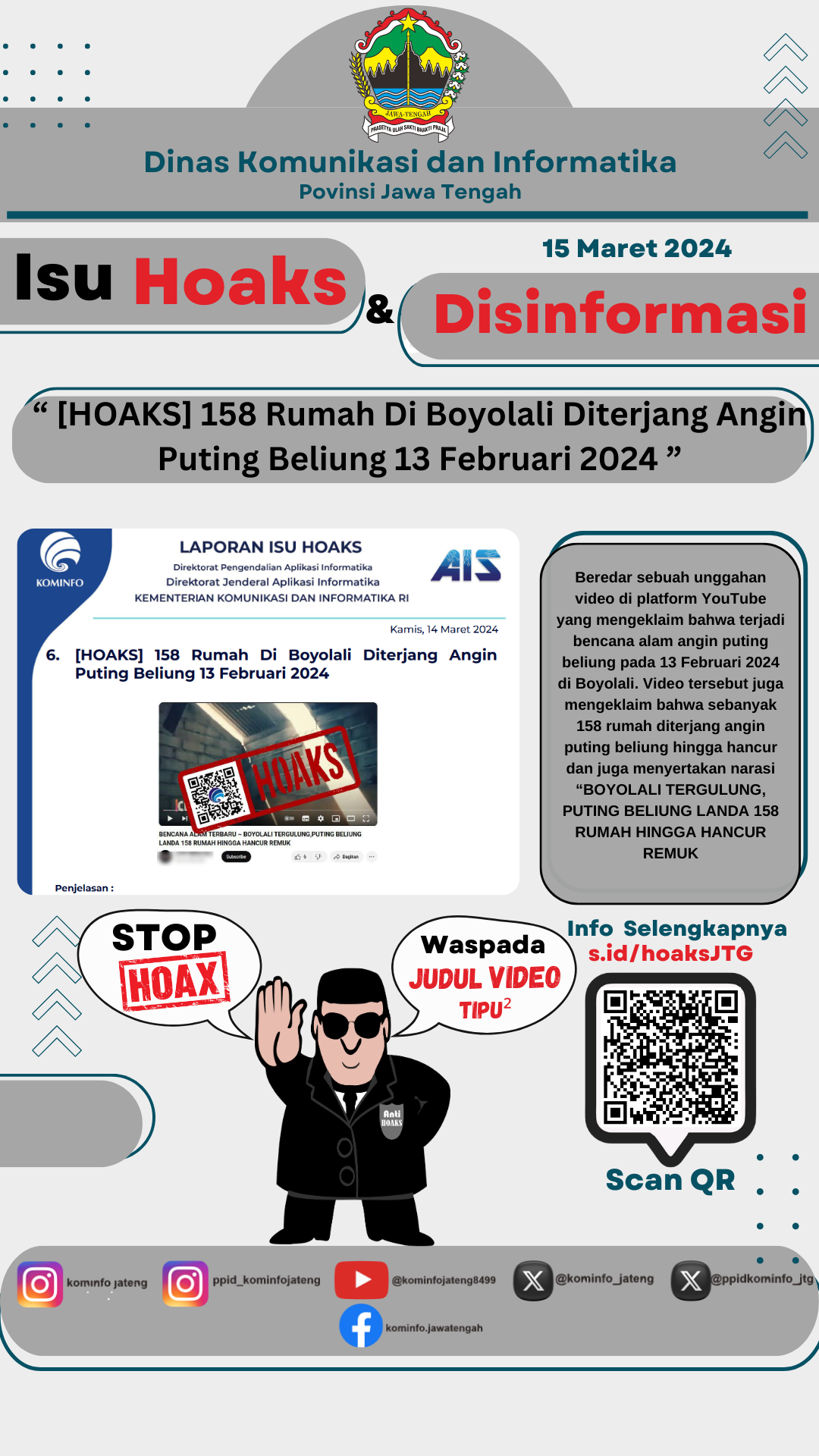 Hoaks Bulan 14 Maret 2024