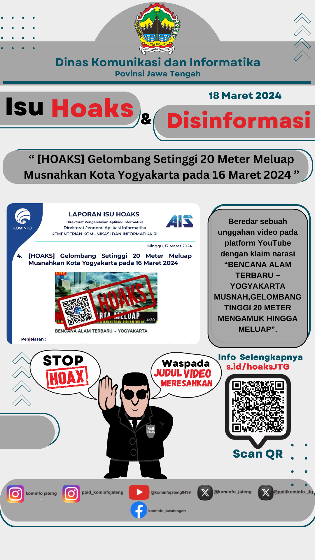 Hoaks Bulan 17 Maret 2024