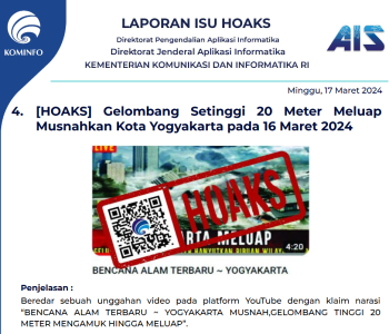 Isu Hoaks 17 Maret 2024