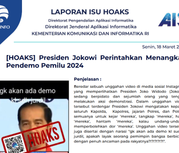 Isu Hoaks 18 Maret 2024