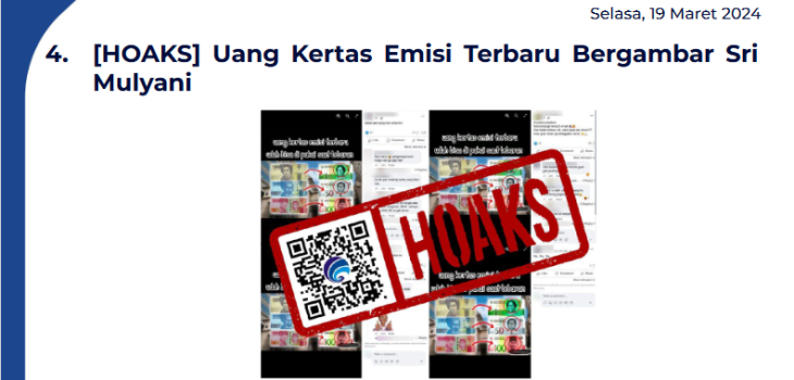 Isu Hoaks 19 Maret 2024