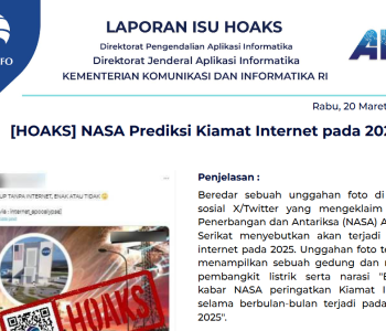 Isu Hoaks 20 Maret 2024