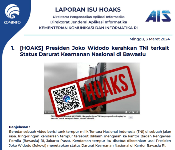 Isu Hoaks 3 Maret 2024