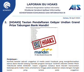 Isu Hoaks 16 April 2024