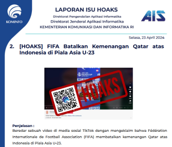 Isu Hoaks 23 April 2024