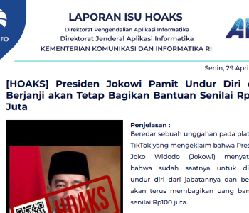 Isu Hoaks 29 April 2024