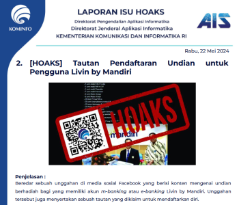 Isu Hoaks 22 Mei 2024