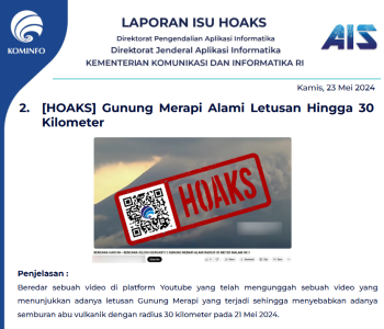 Isu Hoaks 23 Mei 2024