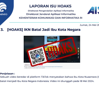 Isu Hoaks 24 Mei 2024
