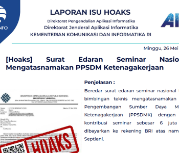 Isu Hoaks 26 Mei 2024