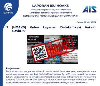 Isu Hoaks 27 Mei 2024