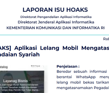 Isu Hoaks 29 Mei 2024