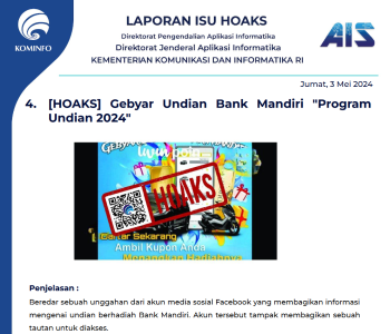 Isu Hoaks 3 Mei 2024