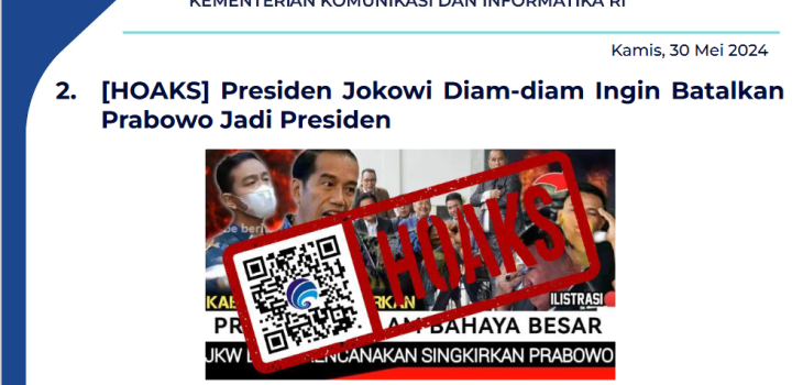 Isu Hoaks 30 Mei 2024