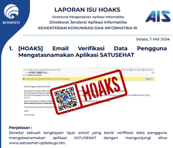 Isu Hoaks 7 Mei 2024