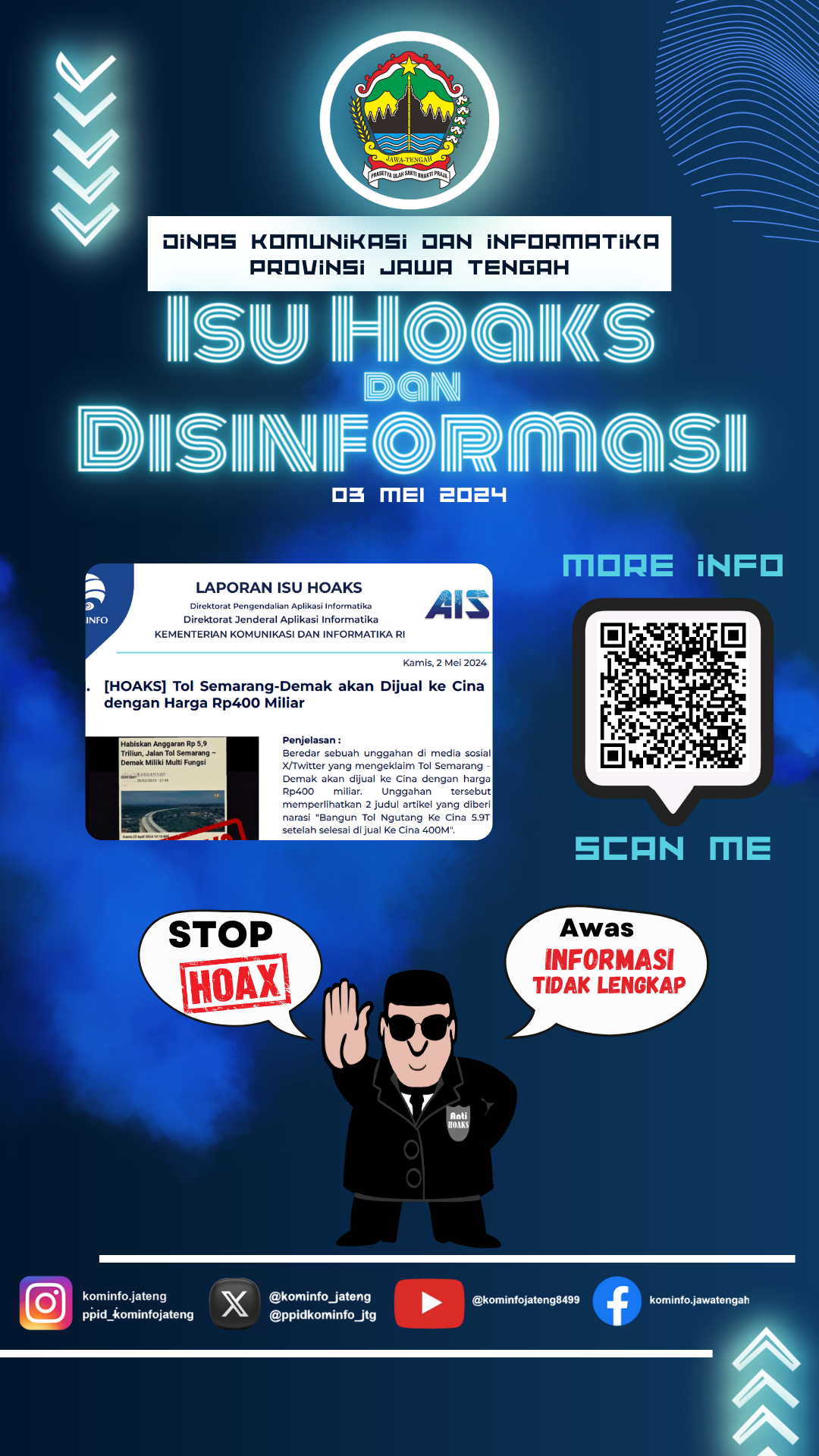 Isu Hoaks & Disinformasi 2 Mei 2024 Grafis