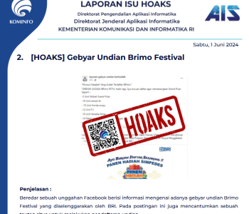 Isu Hoaks 1 Juni 2024