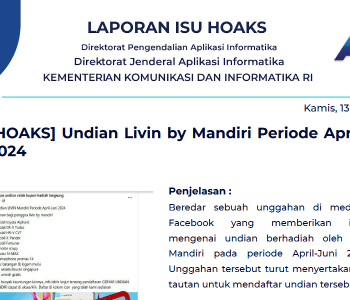 Isu Hoaks 13 Juni 2024