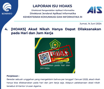 Isu Hoaks 14 Juni 2024