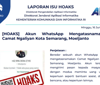 Isu Hoaks 16 Juni 2024