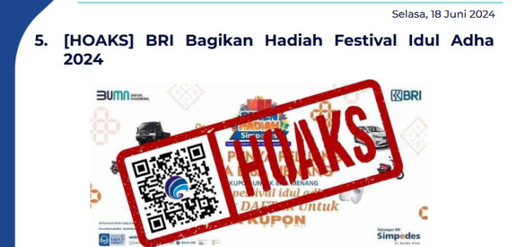 Isu Hoaks 18 Juni 2024