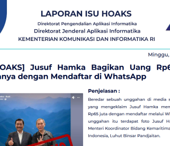 Isu Hoaks 2 Juni 2024