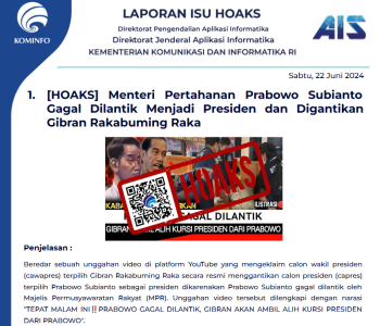 Isu Hoaks 22 Juni 2024