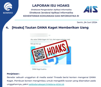 Isu Hoaks 24 Juni 2024