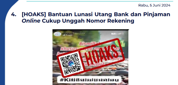 Isu Hoaks 5 Juni 2024