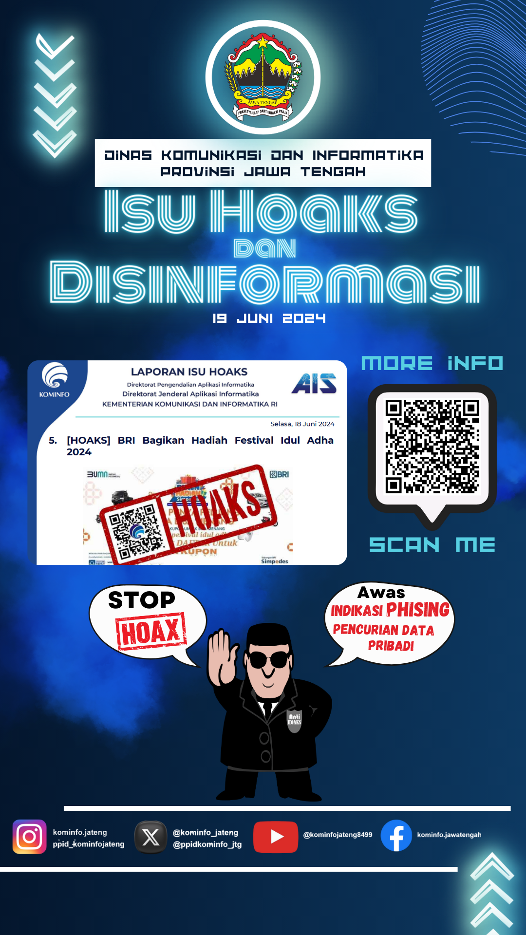 Isu Hoaks & Disinformasi 18 Juni 2024 Grafis