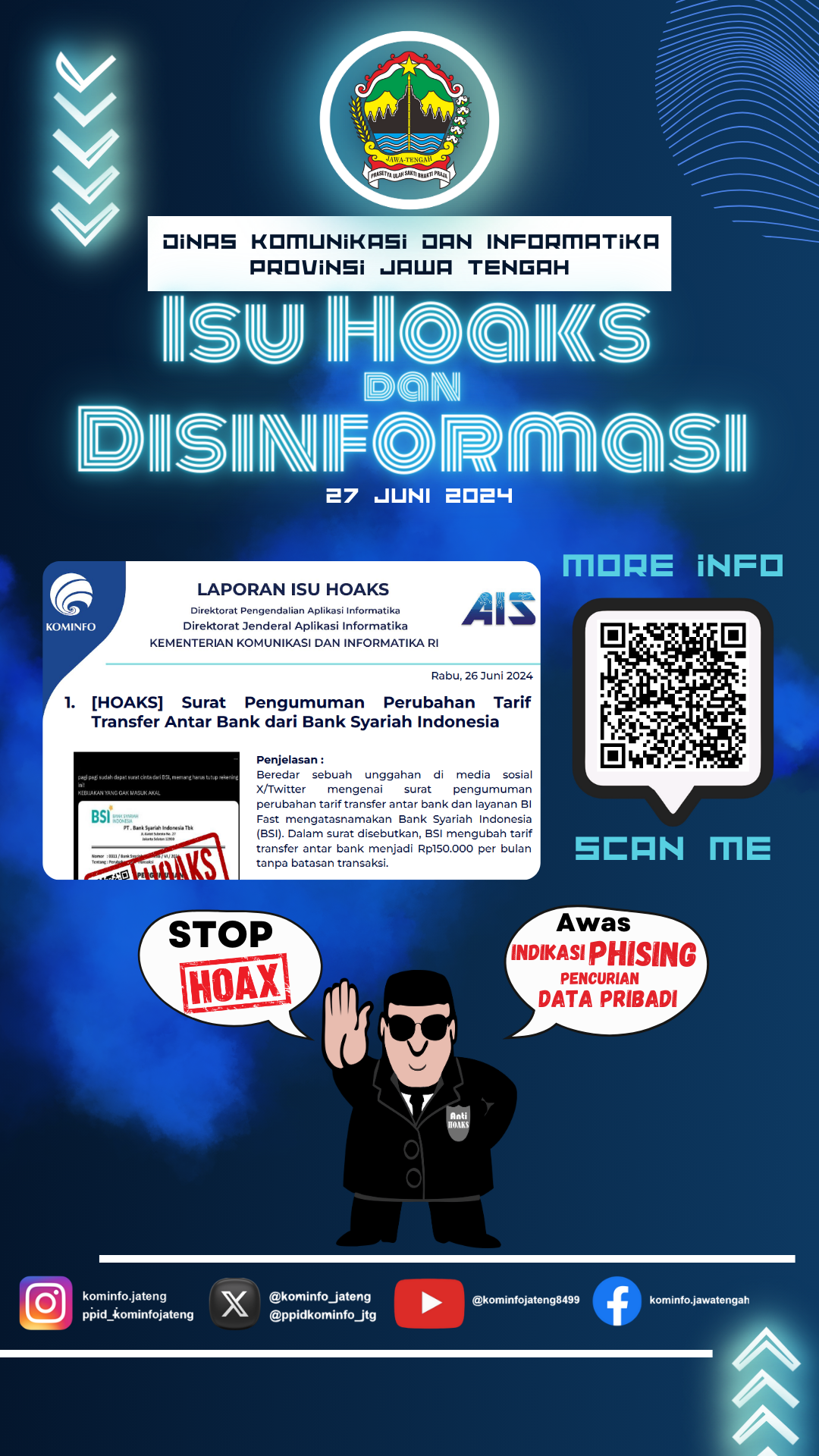 Isu Hoaks & Disinformasi 26 Juni 2024 Grafis