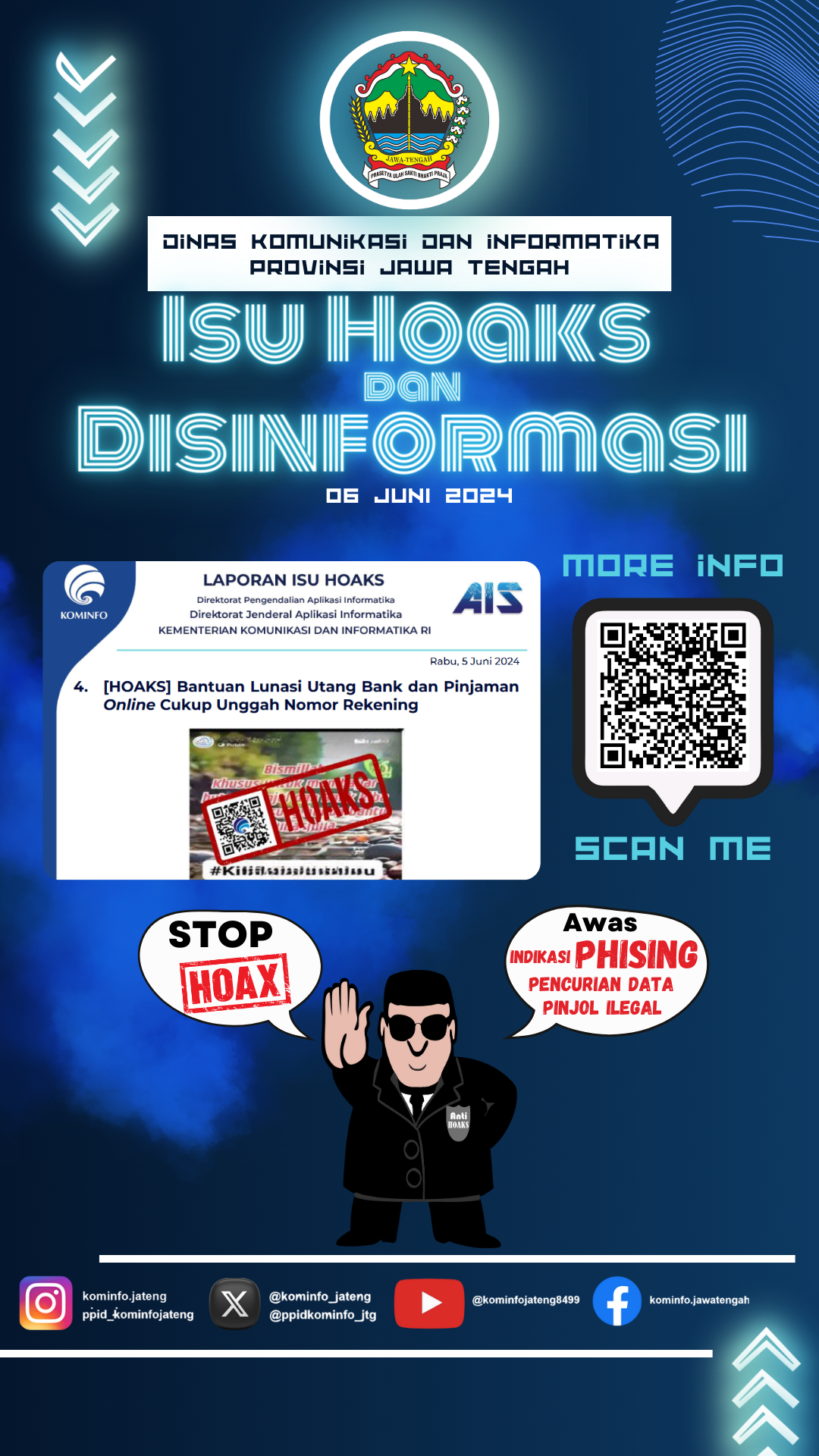Isu Hoaks & Disinformasi 5 Juni 2024 Grafis