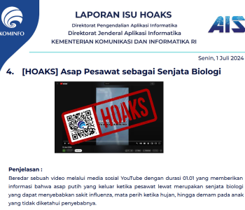 Isu Hoaks 1 Juli 2024
