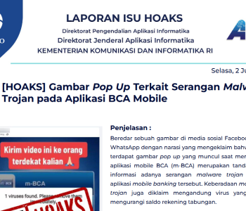 Isu Hoaks 2 Juli 2024