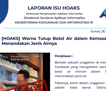 Isu Hoaks 26 Juli 2024