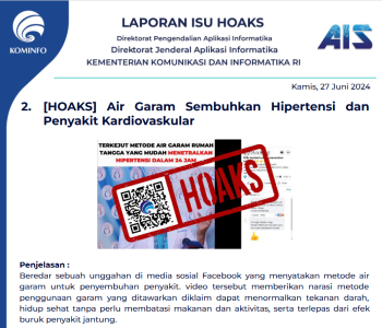 Isu Hoaks 27 Juni 2024